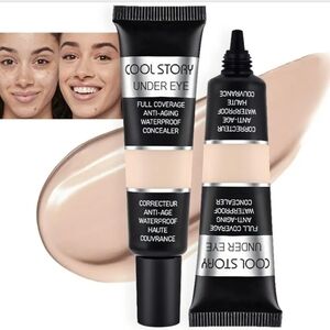 Under Eye Concealer, Color Correcting Full Coverage Dark Circles, Wrinkle Filler
